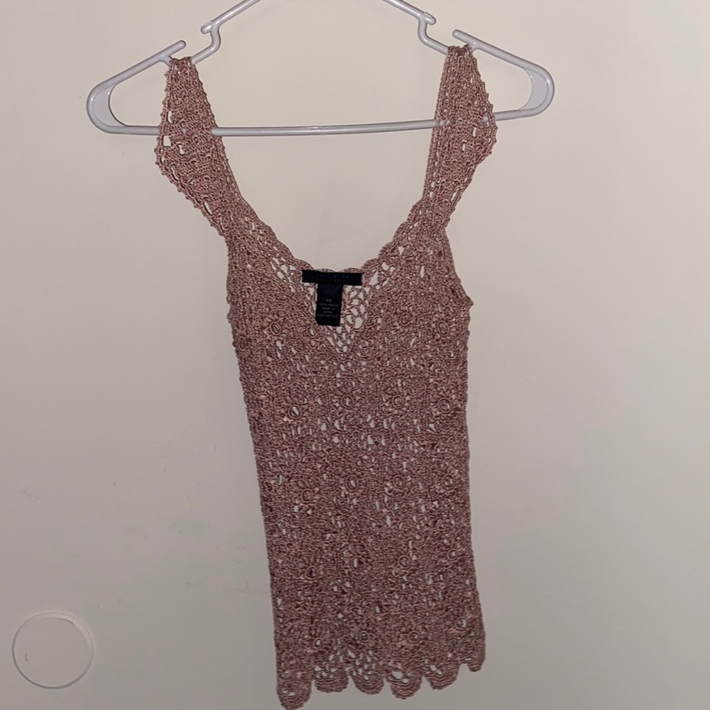 The Limited crochet tank top